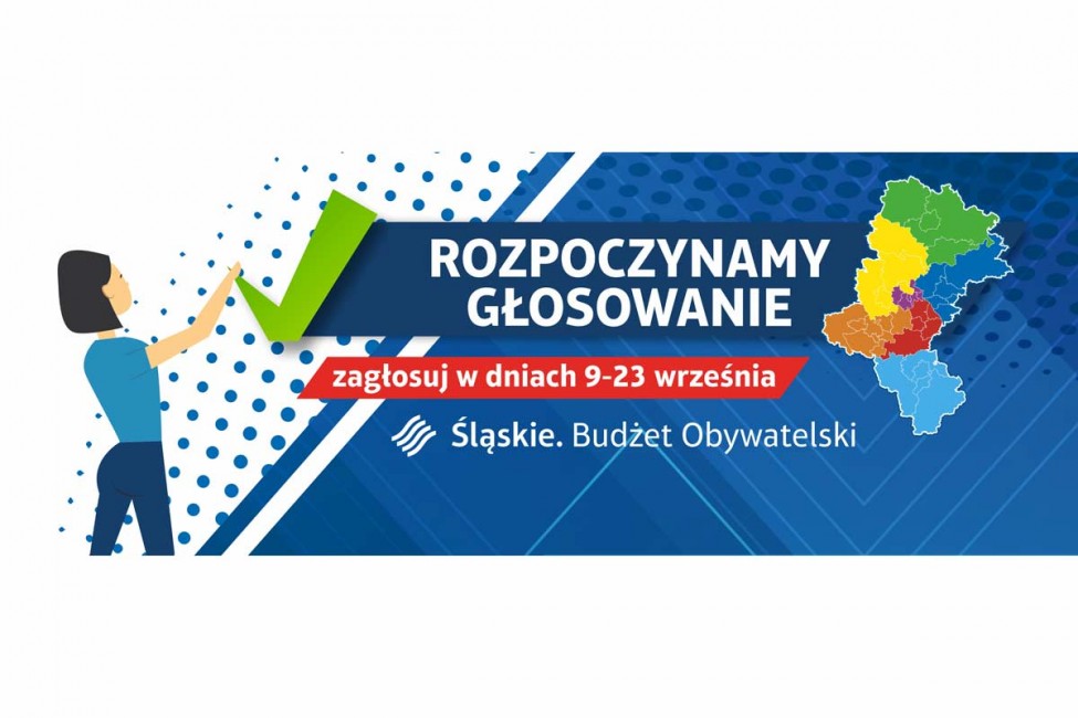 Głosowanie w II edycji Marszałkowskiego Budżetu Obywatelskiego.  graf. mat. organizatora 